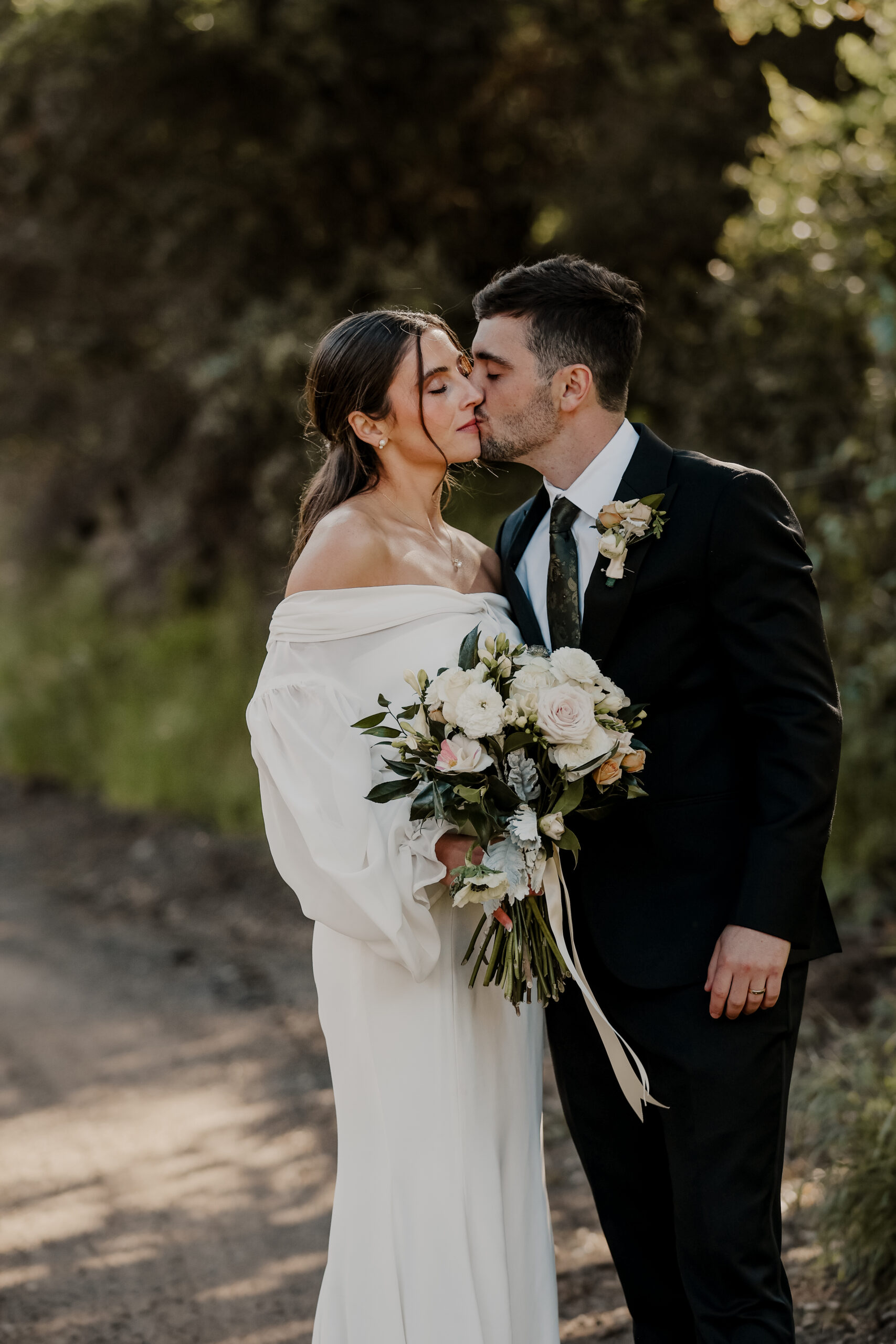 bride and groom portraits